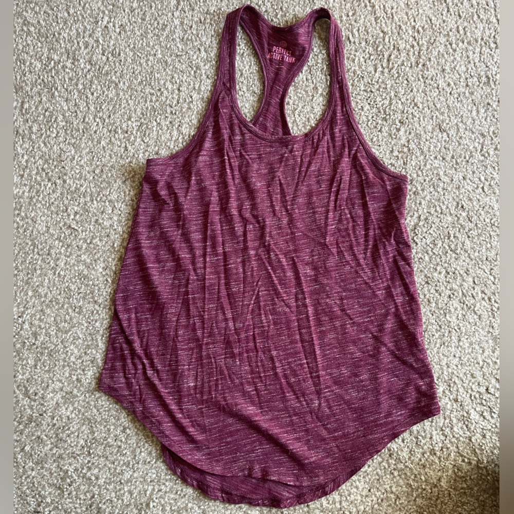 Maroon Perfect Active Tank